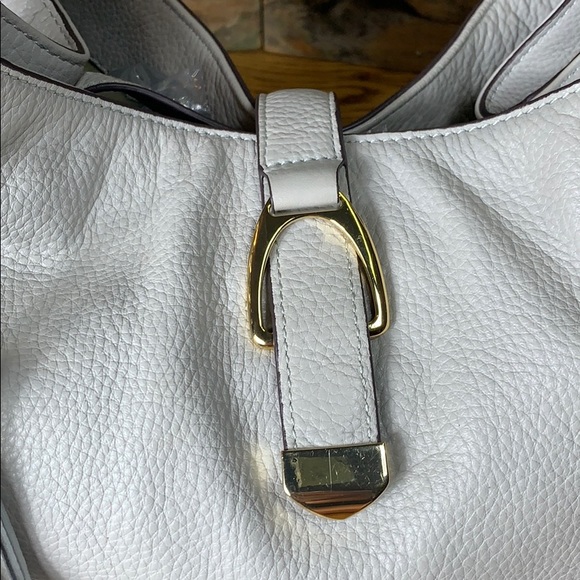 G.I.L.I. Bags | Gili Gray Leather Hobo Bag Leather Tassel | Poshmark